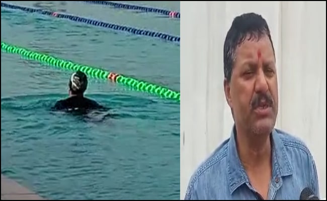 हल्द्वानी : इंदिरा गांधी अंतर्राष्ट्रीय स्टेडियम में शुरू हुआ स्विमिंग पूल, इतनी होगी फीस