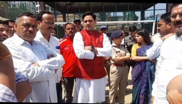 कैबिनेट मंत्री सौरभ बहुगुणा ने किया आयोजन स्थल का निरीक्षण