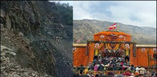 Chardham Yatra : पहाड़ी से मलबा आने पर बद्रीनाथ हाईवे बंद, मौसम खराब