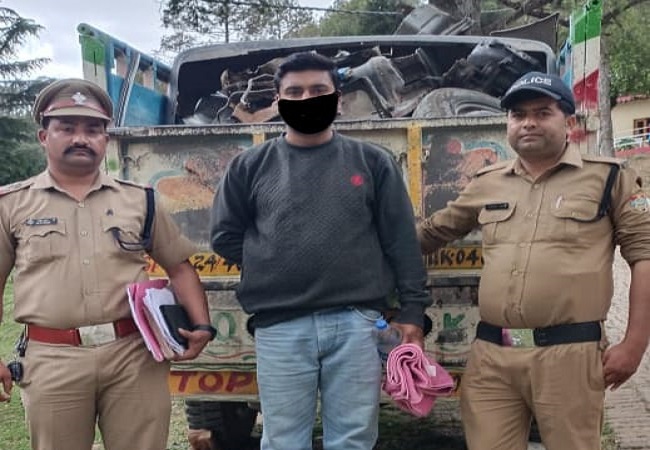 खैरना चौकी पुलिस ने अल्मोड़ा से कार चोर को किया गिरफ्तार