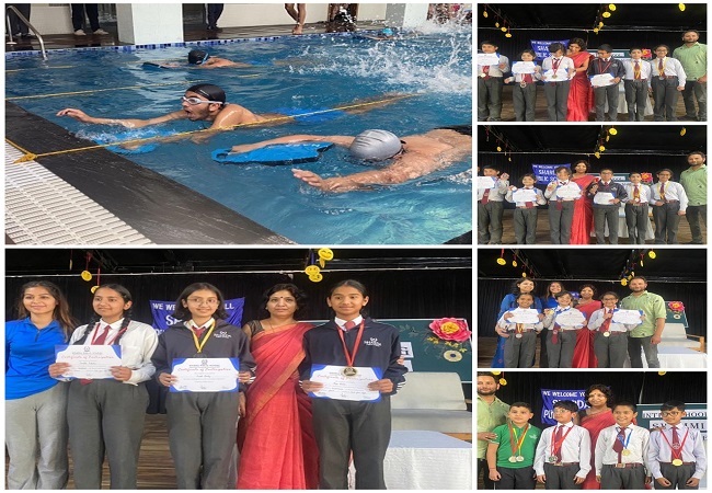 Inter School swimming competition, Sharda Public School Almora