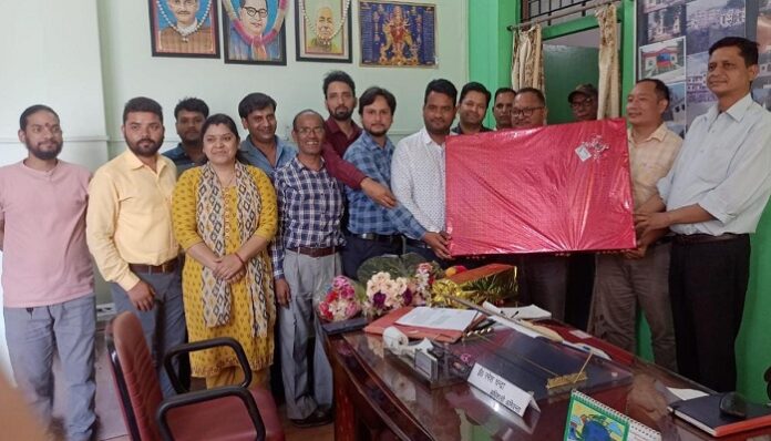 अपर सहायक अभियंता फर्स्वाण को भावभीनी विदाई