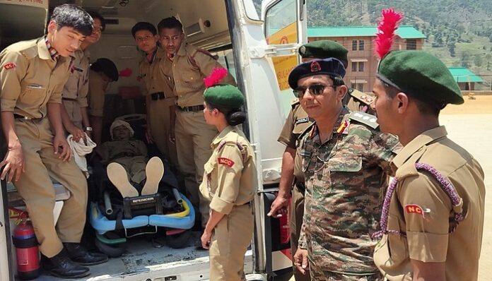 मॉक ड्रिल के जरिये कैडेटों ने सीखे आपदा प्रबंधन के गुर