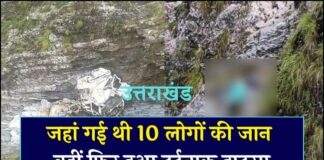 उत्तराखंड : जहां गई थी 10 लोगों की जान वहीं फिर हुआ दर्दनाक हादसा, बागेश्वर निवासी महिला और पुरुष की मौत