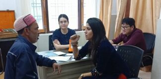 डोल पहुंची नेत्र रोग विभाग की टीम, 133 का नेत्र परीक्षण