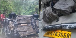 नैनीताल : देर रात नदी में गिरी कार, स्टेरिंग में फंसा मिला चालक का शव