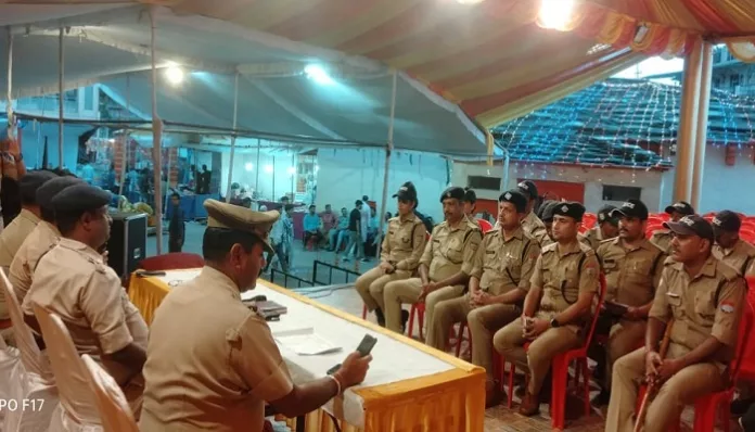 नंदादेवी मेले में शांति व्यवस्था को पुलिस हुई चौकस