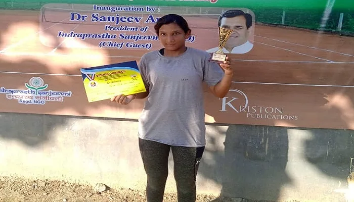 बागेश्वर की 13 व​र्षीया बालिका ने अपने नाम किया अण्डर—16 लांग टेनिस का मुकाबला