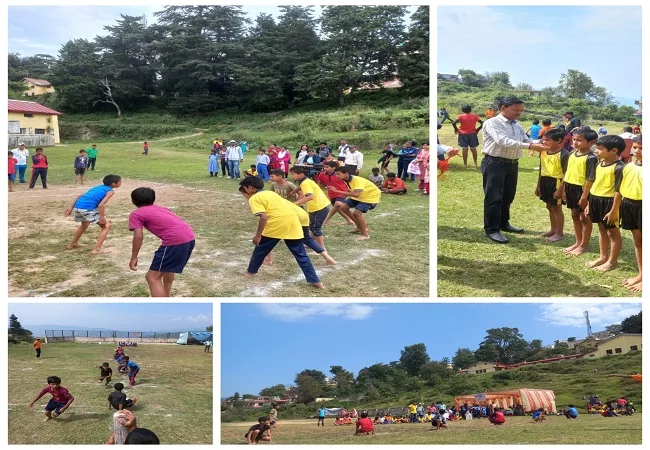 राइंका अल्मोड़ा में ब्लॉक स्तरीय खेलकूद प्रतियोगिता