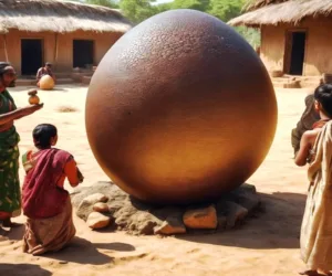 Dinosaur's egg, considered to be a kuldevta
