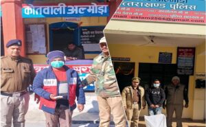 अल्मोड़ा में स्मैक और लमगड़ा में अवैध शराब के साथ युवकों की गिरफ्तारी