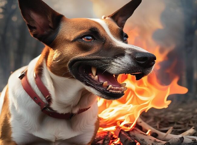 Robot Dog आग उगलने वाला कुत्ता