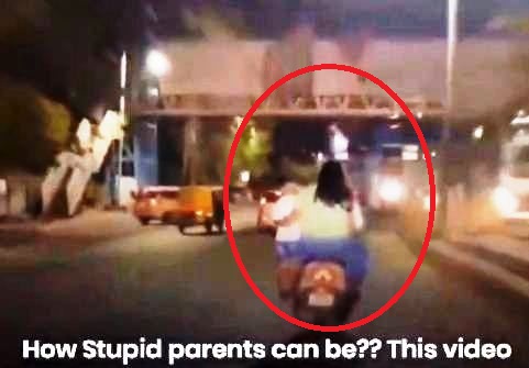 Viral Video : सड़क पर दौड़ा रहे स्कूटी, फुटरेस्ट पर खड़ा कर रखा मासूम