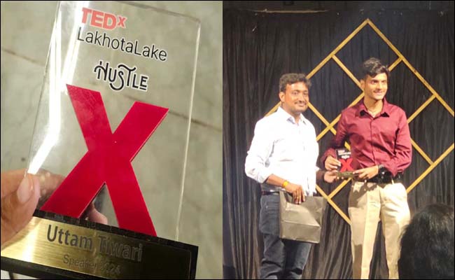 Uttarakhand : टीईडीएक्स टॉक में उत्तम को मिला सर्वश्रेष्ठ वक्ता का खिताब