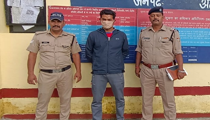 वारंटी को नैनीताल से पकड़ लाई पुलिस