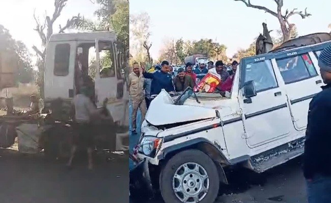 महाकुंभ से लौट रहे श्रद्धालुओं की कार को ट्रेलर ने मारी टक्कर; 4 की मौत, 6 गंभीर