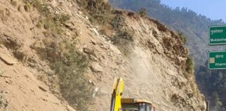 18 अगस्त तक रात हल्के व भारी वाहनों के लिए पूरी तरह बंद रहेगा क्वारब