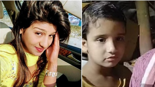 रोशनी खान और उसकी बेटी, जिसका उसने मर्डर कर दिया