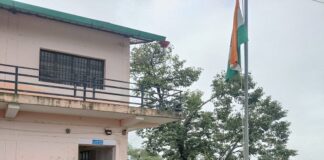 रानीखेत में एनएच विभाग ने मनाया स्वतंत्रता दिवस