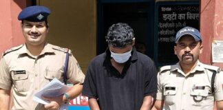 टेलर की दुकान में सेंध लगाने वाला शातिर चोर पकड़ा