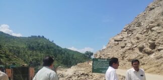 एनएच-109 क्वारब: अधीक्षण अभियंता पांगती ने कमियों पर कसा शिकंजा