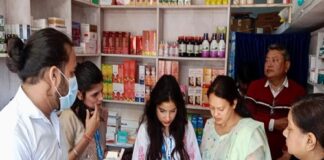 अल्मोड़ा: 03 मेडिकल स्टोरों में मिली अनियमि​तता, लाइसेंस निलंबित करने की संस्तुति