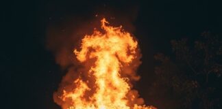 रुड़की में चलती कार बनी आग का गोला