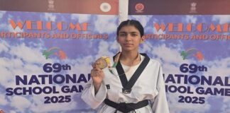 बागेश्वर की बेटी स्नेहा धामी ने राष्ट्रीय विद्यालयी ताइक्वांडो में जीता 'स्वर्ण'