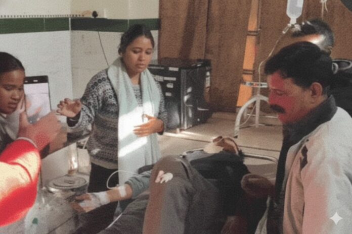 बेकाबू कार ने 3 लोगों को रौंदा, आरोपी पुलिसकर्मी