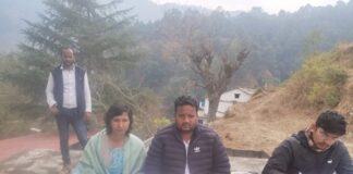 जिला पंचायत सदस्य ज्योति आर्या व ग्राम प्रधान भुवन चंद्र का भव्य स्वागत