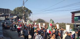 उक्रांद ने निकाली जन आक्रोश रैली