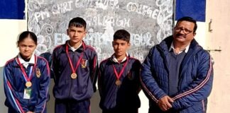 जीआईसी हवालबाग के तीन बच्चे मुख्यमंत्री मेधावी छात्रवृत्ति के लिए चयनित