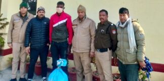सल्ट में 22 किलो गांजे के साथ मुरादाबाद के दो तस्कर गिरफ्तार