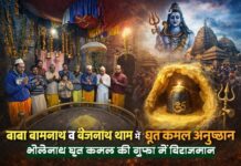 बाबा बागनाथ व बैजनाथ धाम में घृत कमल गुफा में विराजमान हुए भोलेनाथ बाबा बागनाथ व बैजनाथ धाम में घृत कमल गुफा में विराजमान हुए भोलेनाथ