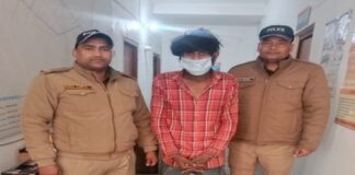 मिड-डे मील बर्तन चोर चढ़ा पुलिस के हत्थे