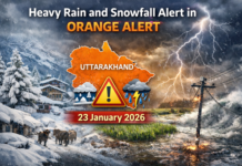 उत्तराखंड: मौसम का बड़ा यू-टर्न: भारी बारिश और बर्फबारी,’ऑरेंज अलर्ट’ जारी उत्तराखंड: मौसम का बड़ा यू-टर्न: भारी बारिश और बर्फबारी,'ऑरेंज अलर्ट' जारी