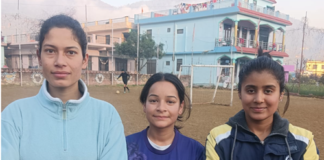बागेश्वर: बागनाथ फुटबॉल अकादमी की तीन बेटियों का नार्थ जोन प्रतियोगिता के लिए चयन