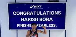 कत्यूर घाटी के लाल हरीश बोरा ने दिल्ली मैराथन में लहराया परचम, जीता गोल्ड