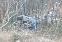 हाईवे पर BRO का ट्रक खाई में गिरा, चालक की दर्दनाक मौत हाईवे पर BRO का ट्रक खाई में गिरा, चालक की दर्दनाक मौत