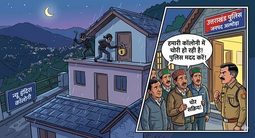 new indra अल्मोड़ा: चोरी की वारदातों से सहमे इंदिरा कॉलोनी वासी