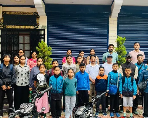 29almp7 राज्य स्तरीय ताइक्वांडो प्रतियोगिता में हिस्सा लेने 33 खिलाड़ी रवाना