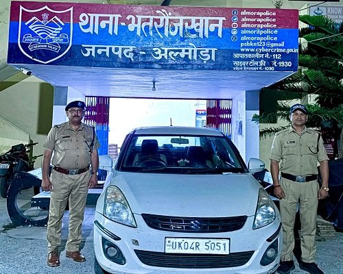 10almp1 नशे की कमाई से खरीदी स्विफ्ट डिजायर कार जब्त