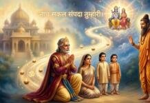 मानव जीवन का असली उद्देश्य – अध्यात्म और पूर्ण समर्पण ! नाथ सकल संपदा तुम्हारी। मैं सेवकु समेत सुत नारी