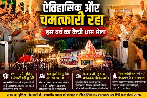 mela featured ऐतिहासिक और चमत्कारिक रहा इस वर्ष का कैंची धाम मेला