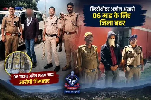 18 alm 1 अल्मोड़ा: हिस्ट्रीशीटर अजीम अंसारी छह माह के लिए जिला बदर