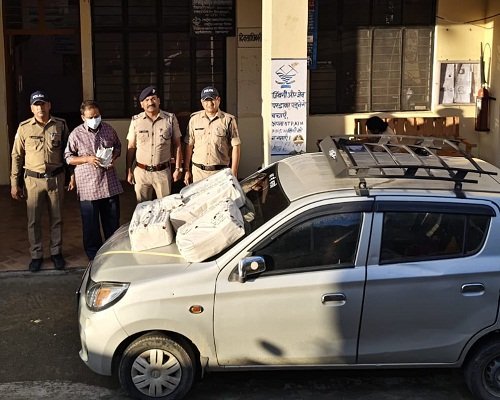 26almp1 मदिरा के साथ दो शराब तस्कर गिरफ्तार, वाहन सीज