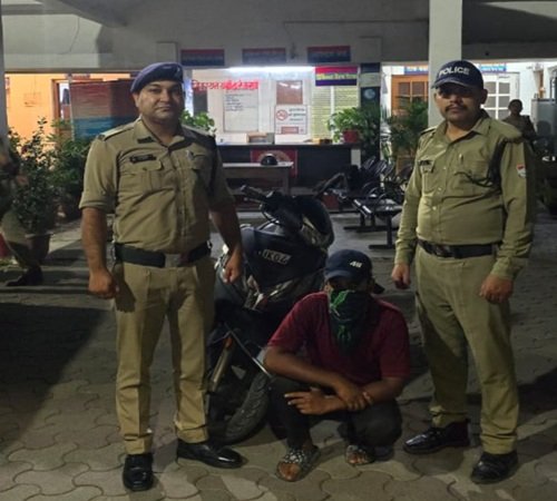 SCOOTY Haldwani : चोरी की स्कूटी बरामद, आरोपी युवक गिरफ्तार