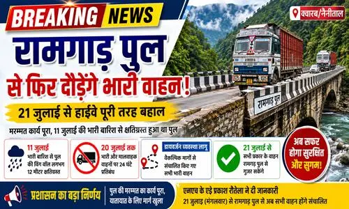 briz open ब्रेकिंग: रामगढ़ पुल से फिर दौड़ेंगे भारी वाहन, 21 जुलाई से हाईवे पूरी तरह बहाल