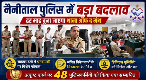 उत्कृष्ट कार्य के लिए 48 पुलिसकर्मी सम्मानित