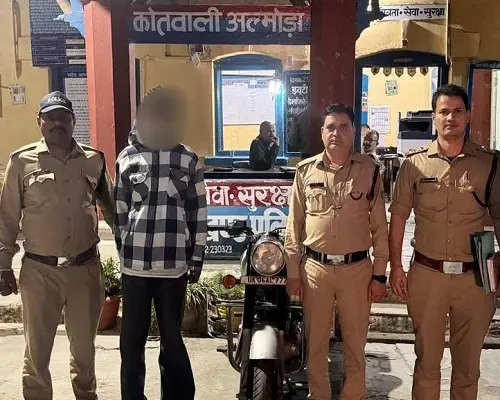 08 घंटे में बुलेट चोर पकड़ा, वाहन भी बरामद